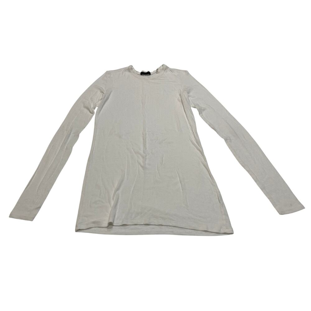 M186 ATM Women's LS Top White Small